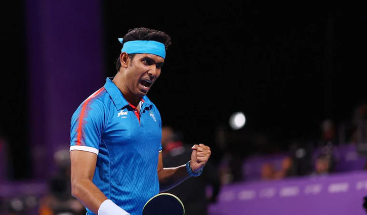 Table tennis player Achanta Sharath Kamal reaches last 16 of Singapore Smash