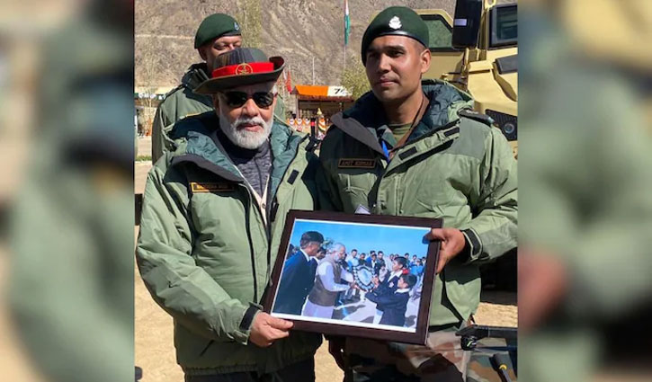 First meeting in Sainik School, now in Kargil: PM Modi, Army personnel meet again after 22 years