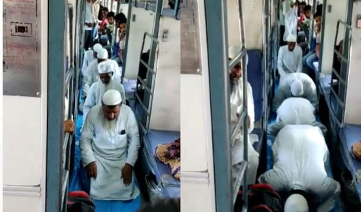 Prayer was being offered in the train, BJP leader filed a complaint by making a video