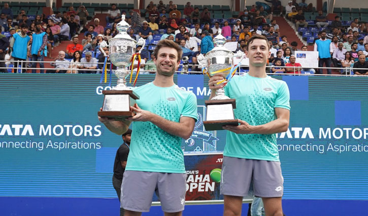 5th Tata Open Maharashtra: Gille-Vliejen beat India's Balaji-Jeevan to win sixth ATP doubles title