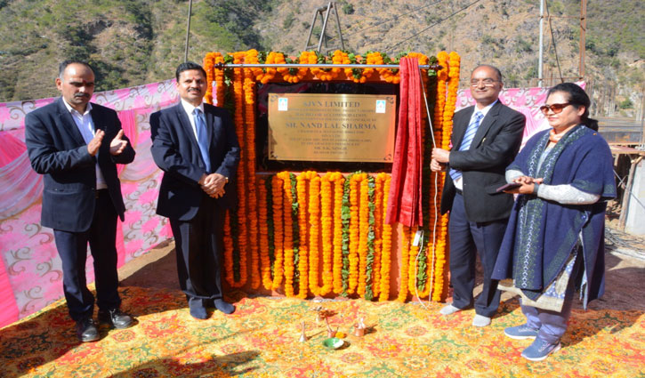 Shri Nand Lal Sharma, CMD, SJVN inaugurates infrastructural construction works of Sunni Dam Project