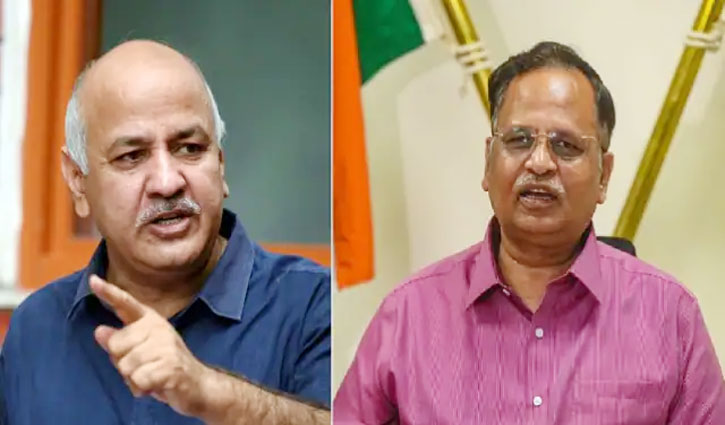 Arrested Delhi ministers Manish Sisodia, Satyendar Jain resign