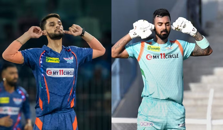 IPL 2023 Eliminator: Naveen-ul-Haq celebrates like KL Rahul after dismissing Rohit Sharma