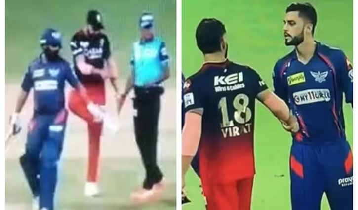 IPL 2023: Virat Kohli shows shoe to Naveen-ul-Haq, misbehaves with Amit Mishra