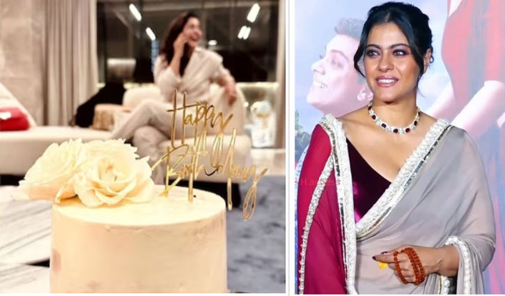 Kajol shares photo of cake on her 49th birthday, says "thank you" to fans