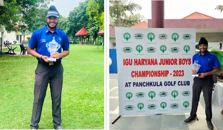 Sukhman won the IGU Haryana Juniors title, Anshul and Chaitanya on top in category B and C