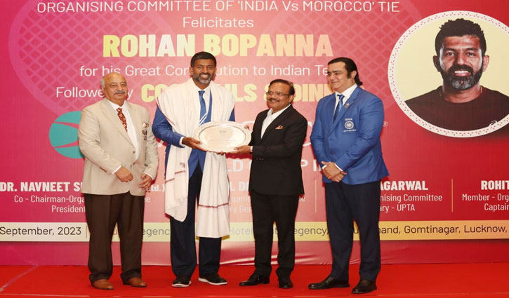 AITA honors India's legendary tennis star Rohan Bopanna ahead of his Davis Cup farewell match