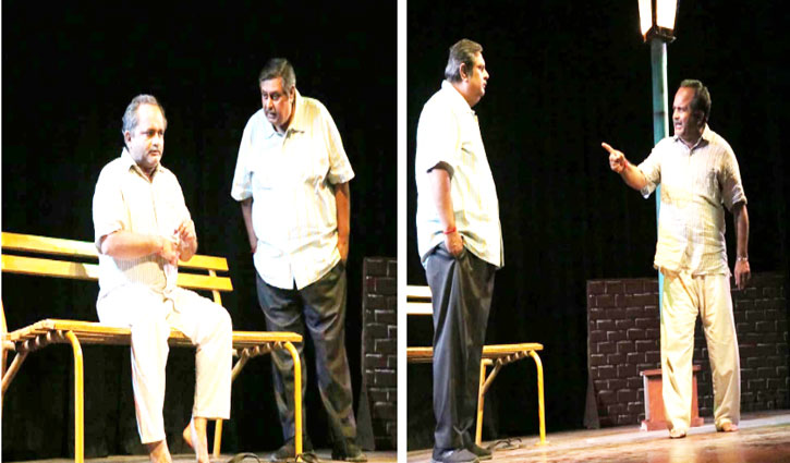 The play "Ru-Ba-Ru" depicting the relevance of emotions in the struggles of everyday life, was staged in Delhi.