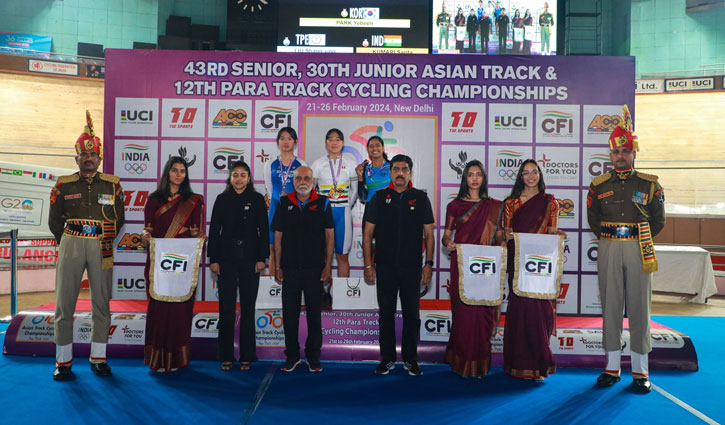 Asian Track Cycling Championship: Indian team's excellent performance continues, India won 2 gold, 1 silver and 1 bronze medal on the third day