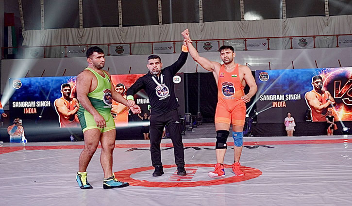 International Pro Wrestling Championship: Sangram Singh made a successful comeback by defeating Pakistan's Mohammad Saeed.