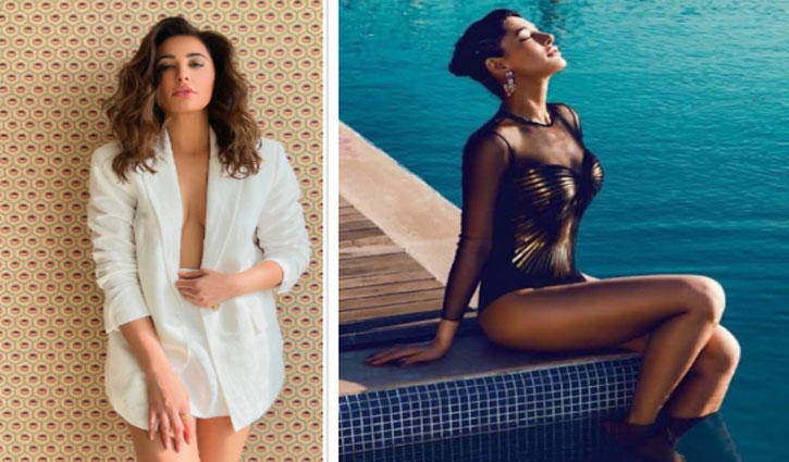 Water baby Nargis Fakhri shares her first "clamming" experience