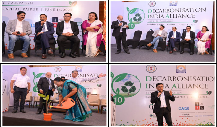 Decarbonization India Alliance launched in Raipur, target of achieving net-zero by the year 2070 set