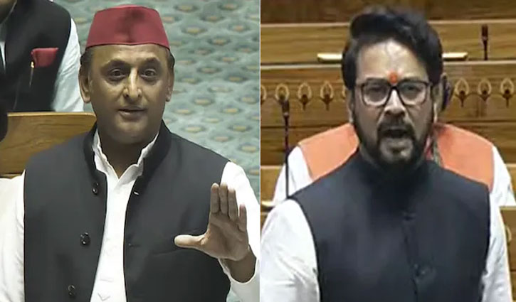 Akhilesh Yadav and Anurag Thakur had a heated debate in Lok Sabha over the Agneepath scheme