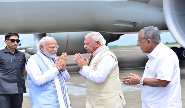 PM Modi visits landslide-hit Wayanad amid demands for 'national disaster'