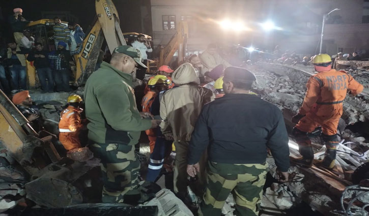 2 people killed in building collapse in Mohali, many feared trapped; rescue operation underway