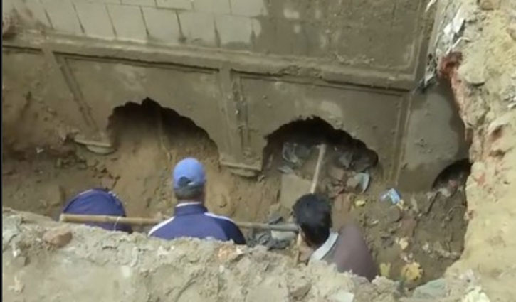 A 250 feet deep step well from the 1857 war period was found in Sambhal, Uttar Pradesh