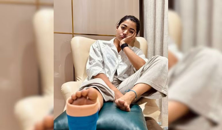 Rashmika Mandanna shares health update after suffering an injury