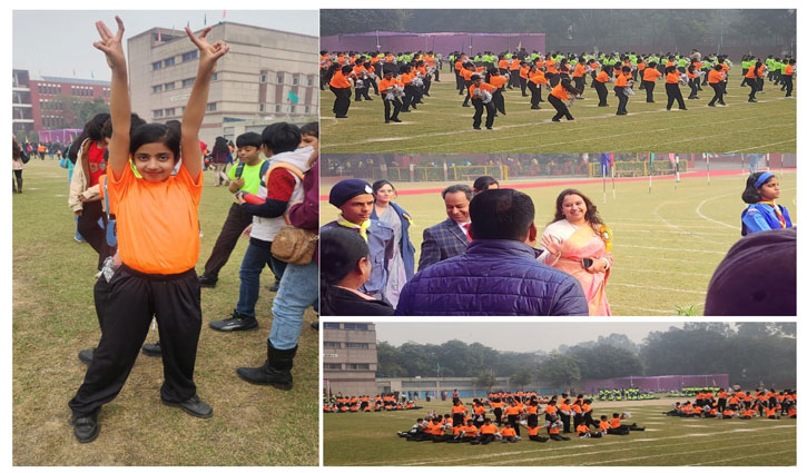 Delhi Education Director Vedita Reddy attended the annual sports day of Montfort School