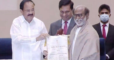 Rajinikanth receives Dadasaheb Phalke Award