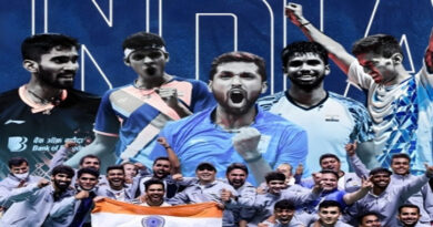 Indian men's badminton team created history by defeating Indonesia in the final and won the Thomas Cup for the first time