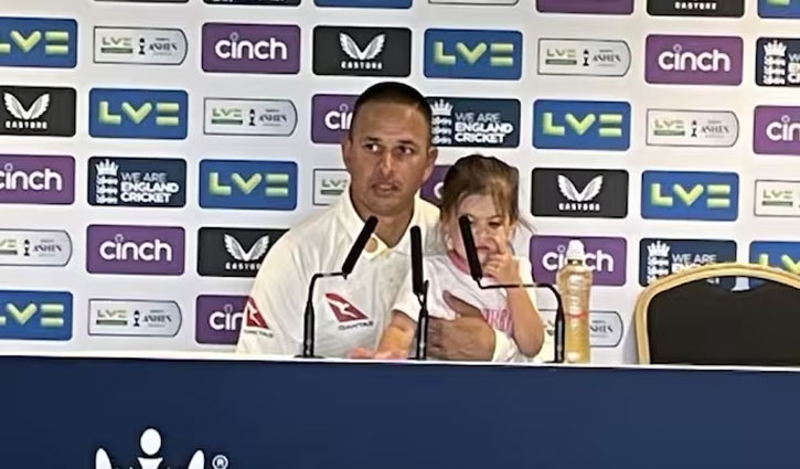 Ashes: Usman Khawaja's press conference while playing the duty of a player and father is making headlines