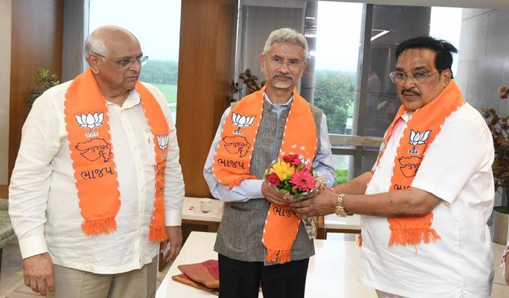 External Affairs Minister S Jaishankar files nomination papers for Rajya Sabha elections from Gujarat