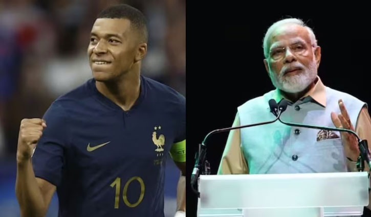 Mbappe known to more people in India than in France: PM Modi