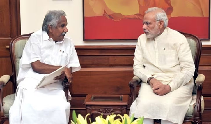 PM Modi pays tribute to veteran Congress leader Oommen Chandy