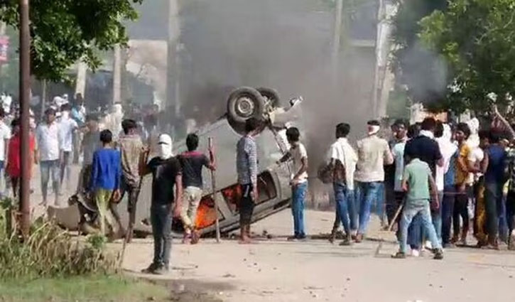 The fire of Haryana violence reached Bhiwadi; Mob attacked meat shop, 11 people arrested