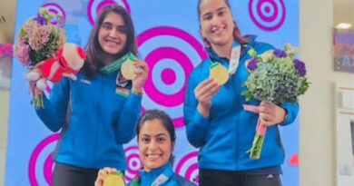 Asian Games: Manu Bhaker, S Isha Singh and Rhythm Sangwan win gold in women's 25m pistol team event