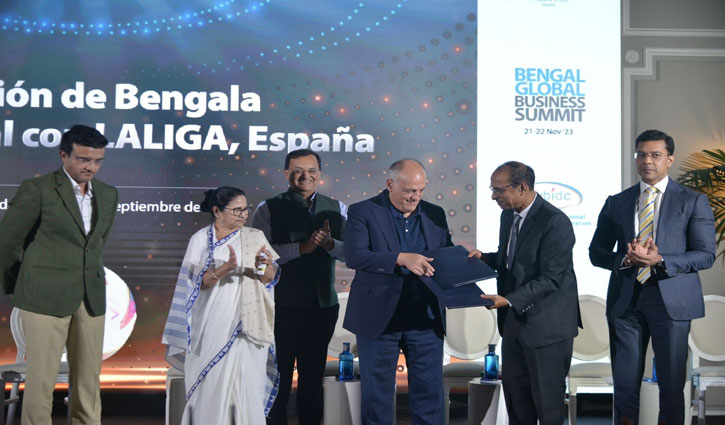 Agreement for the development of football between La Liga and West Bengal