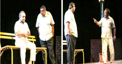 The play "Ru-Ba-Ru" depicting the relevance of emotions in the struggles of everyday life, was staged in Delhi.