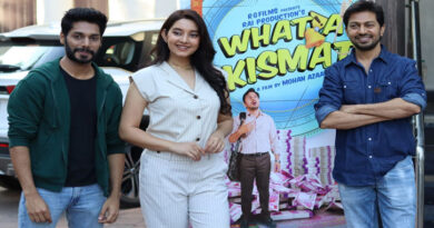 Trailer launch of the upcoming film 'What a Kismat' directed by the writer of 'Chandni Bar'