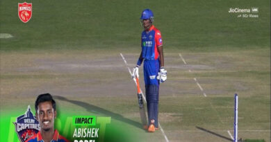 Delhi Capitals coach Praveen Amre is impressed with Abhishek Porel's batting.