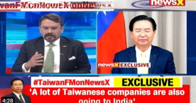 China angry over Taiwanese Foreign Minister's interview with Indian media; Taipei gave a befitting reply