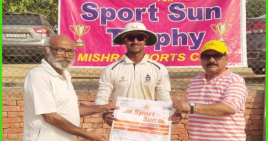 Rajpati Mishra Cricket Tournament: SRK Technology reaches semi-finals after defeating Young Friends Club by 37 runs