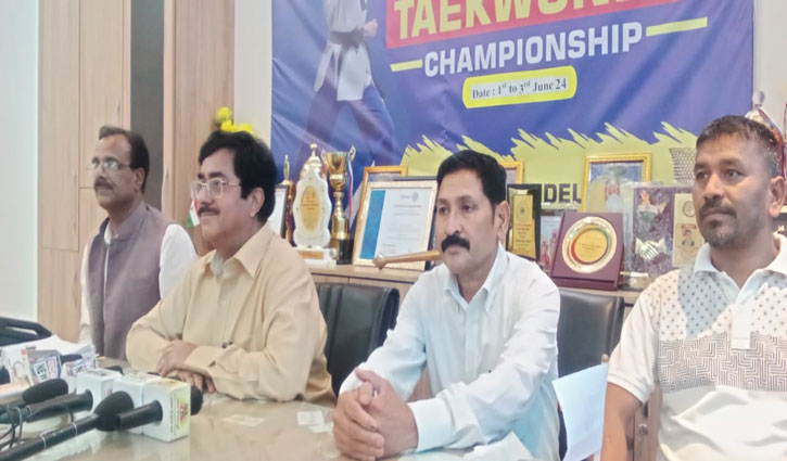 The third state Taekwondo championship will be held in Ghaziabad from June 1