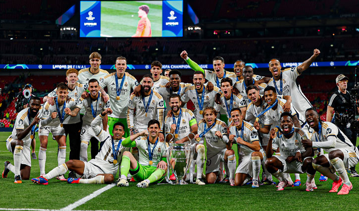 Real Madrid beat Borussia Dortmund to win sixth Champions League title