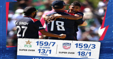 T20 World Cup: United States creates a big upset by defeating Pakistan in the Super Over