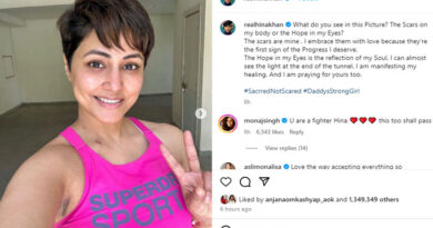 Hina Khan releases workout video amid chemotherapy