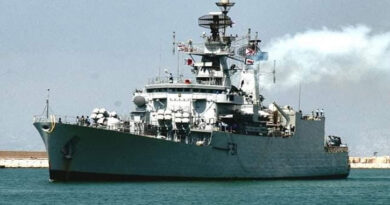 INS Brahmaputra damaged in fire, junior sailor missing