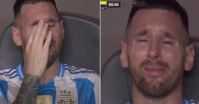 Copa America: Messi burst into tears, threw boot in anger as he was carried off the field after getting injured in the final