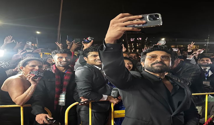 Superstar Ram Charan shines at the Indian Film Festival of Melbourne, takes selfies with fans