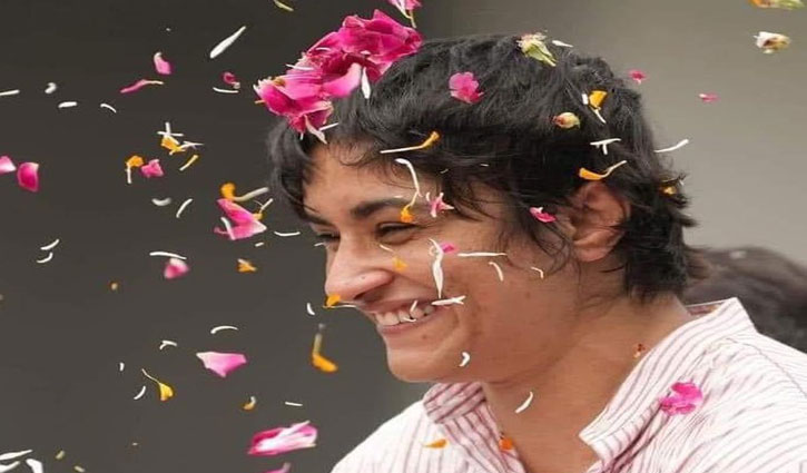 After winning the Haryana assembly elections, Vinesh Phogat said, 'Truth has won'