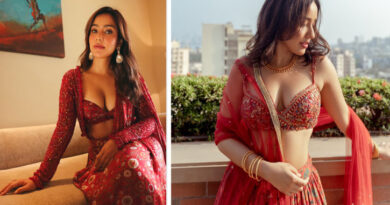 Neha Sharma reveals her favourite suit while remembering the song “Gulabi Pag”