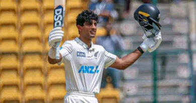 Rachin became the first New Zealand batsman in 12 years to score a Test century in India