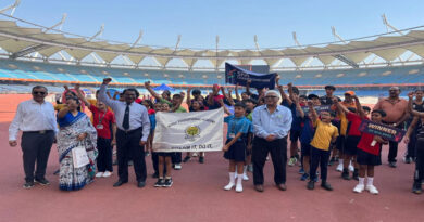 Hockey legends flag off 2024 SFA Championship Delhi at Jawaharlal Nehru Stadium