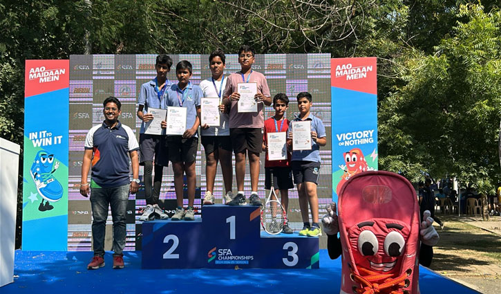 SFA Championship 2024: DLF Public School shines on the tennis court on Day 6