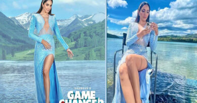 Kiara Advani announces ‘Game Changer’ teaser, looks like Marilyn in a blue dress!